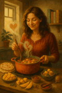 🍲🧘‍♀️troost op het vuur, rust op je bord